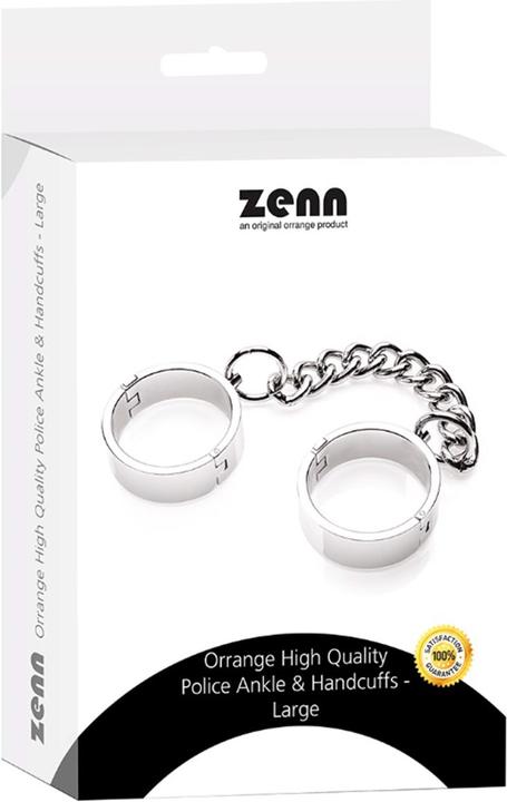 Actual product image Zenn Police Hand and Foot Cuffs - Large