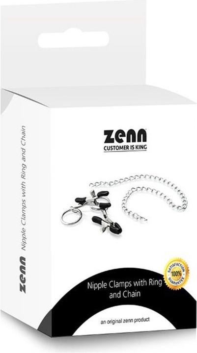 Image du produit Zenn Pinces à mamelon avec anneaux et chaîne