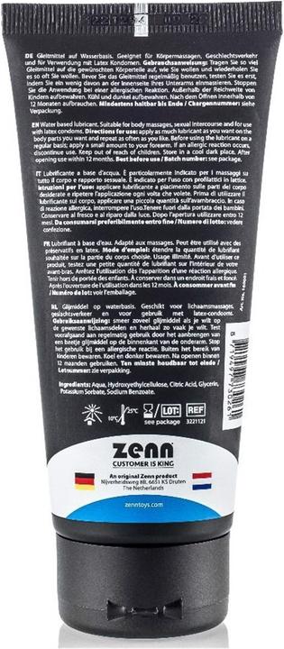 Actual product image Zenn Water Based Lubricant (100 ml)