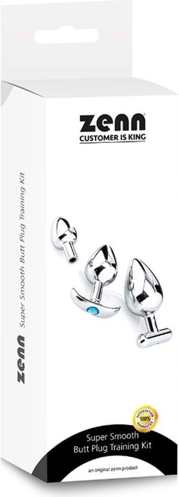 Actual product image Zenn Anal Plug Training Set "Super Smooth