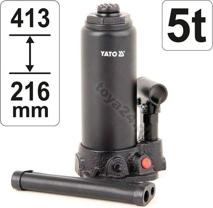 Actual product image Yato Professional hydraulic ram jack YT-17002 up to 5 tons