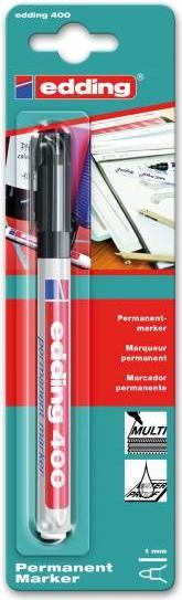 Image du produit Edding 400 (Noir, 1 mm, 1 x)