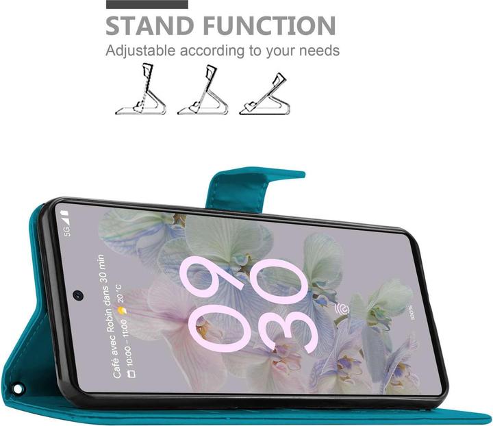 Produktbild Cadorabo Hülle für Apple iPhone 15 mit Blumen Muster (Apple iPhone 15)