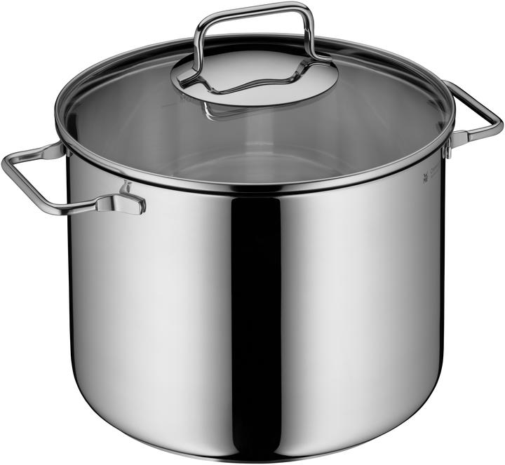 Produktbild WMF Spaghettitopf Pastatopf Nudeltopf Induktion Sieb 7,0l Edelstahl poliert (24.24 cm, Kochtopf, Edelstahl)