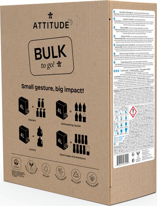Produktbild Attitude Refill (160 Waschgänge, Flüssigwaschmittel)