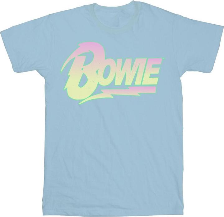 Immagine prodotto David Bowie Neon Logo Maglietta Ragazzi (140, 146)