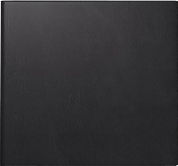 Image du produit Calendrier carré 762 16,2x15cm 1 semaine/2 pages plastique noir 2025 (Allemand)