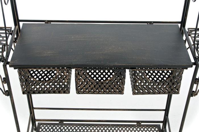 Produktbild Swisshandel24 XL Pflanzregal Shine, bronze