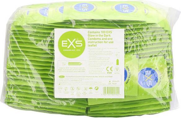 Image du produit EXS Glow in the Dark Condoms (100 pcs)