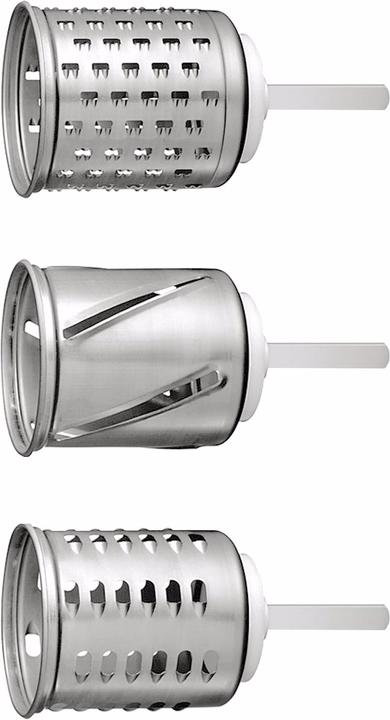Image du produit Tromco Set de râpes classic avec tambour 1/2/3 (KitchenAid/Elektrolux/AEG)