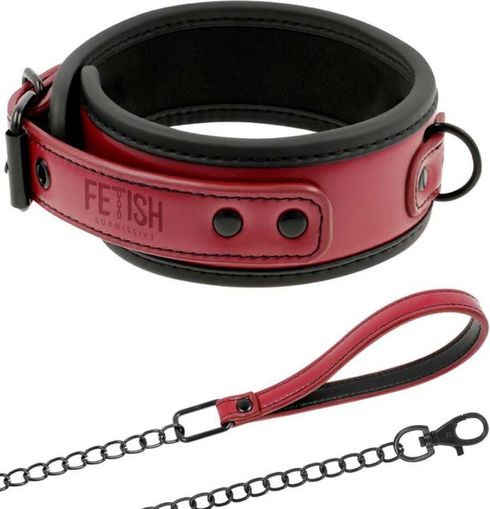 Actual product image Fetish submissive Dark Room Collar Con Cadena Con Forro De Neopreno