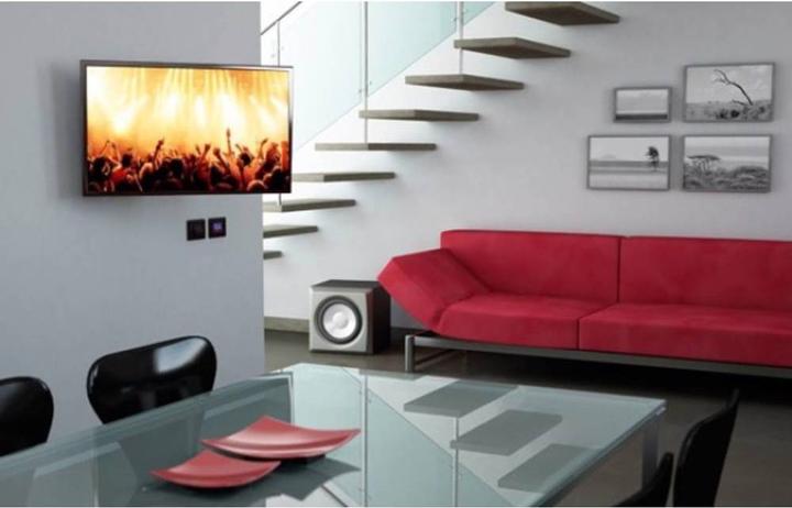 Actual product image Techly Wall Support Full Motion (Wall, 100", 80 kg)