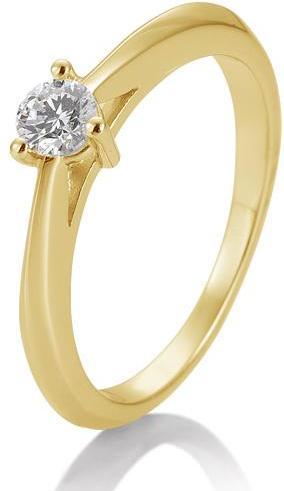 Actual product image Breuning Engagement ring 3 prong (56, 750/18 K Gold)