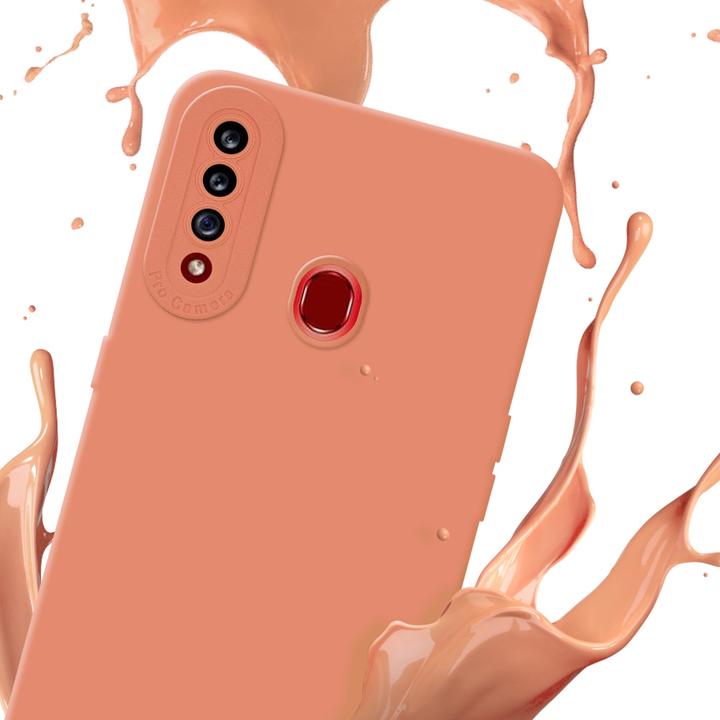Productafbeelding Cadorabo Hoesje voor Samsung Galaxy A20s in TPU Fluid LM162 Style (Samsung Galaxy A20)