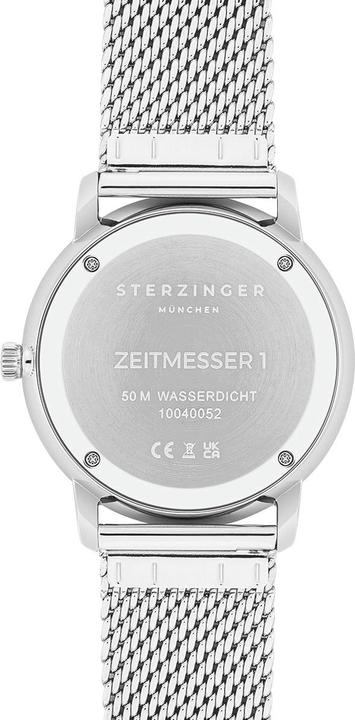 Produktbild Sterzinger Herren Quarzuhr Zeitmesser Edelstahl Silber - 30500 (Analoguhr, 38 mm)