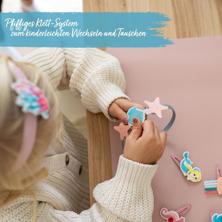 Actual product image Papierdrachen Hair jewellery set - Headband with patches - Ice princess