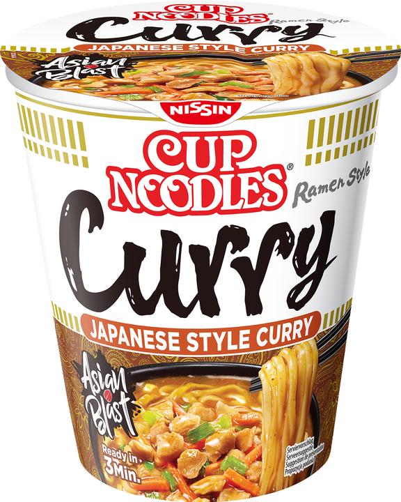 Nissin Coppa di noodles al curry speziato (67 g)