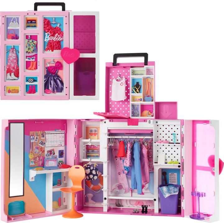 Image du produit Barbie Set de jeu Armoire de rêve