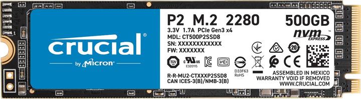 Crucial P2 (500 GB, M.2 2280)