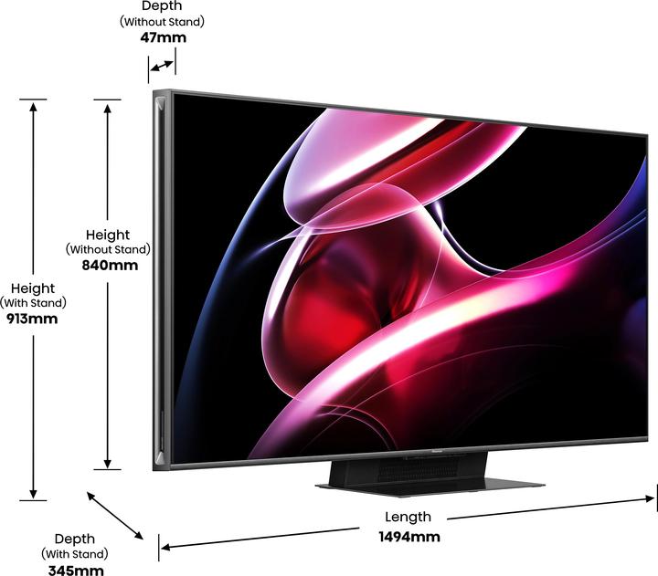 Produktbild Hisense TV 65UXKQ (65", UXK, Mini-LED, 4K, 2023)