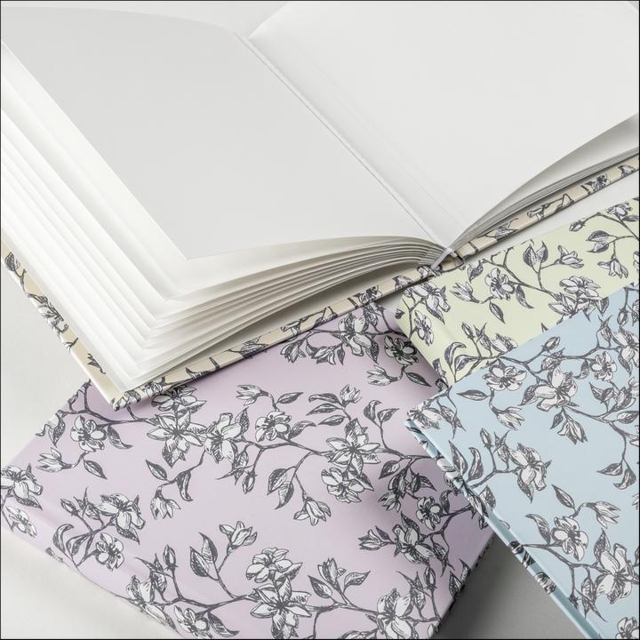Actual product image Walther Design Bloomy color assorted - 18 x 18 - 30 white pages book album FA228 (18 x 18 cm)