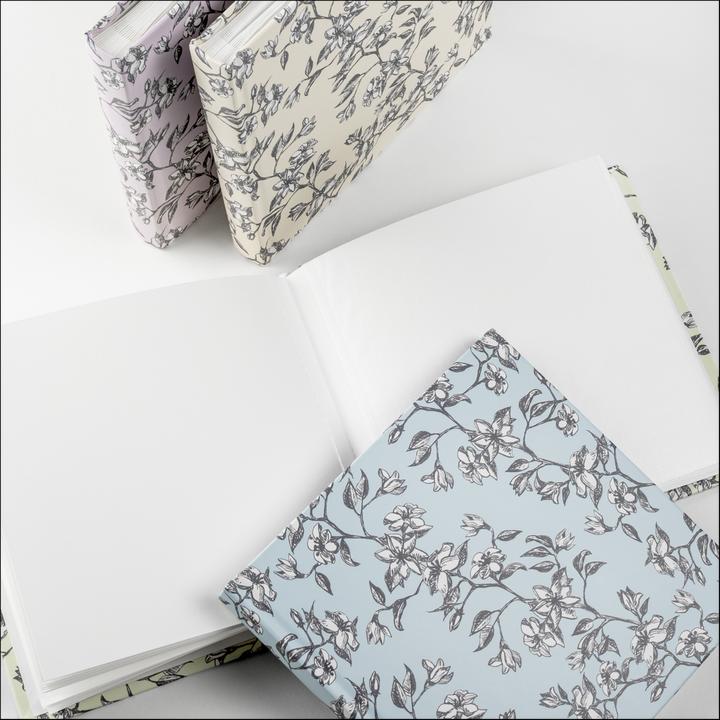 Actual product image Walther Design Bloomy color assorted - 18 x 18 - 30 white pages book album FA228 (18 x 18 cm)