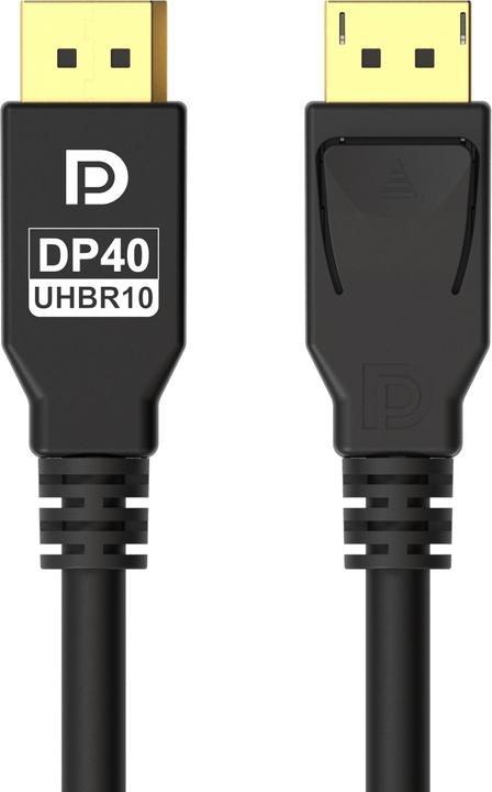 Actual product image Fuj Tek DisplayPort 2.1 UHBR10 Cable, 1 m (1 m, DisplayPort)