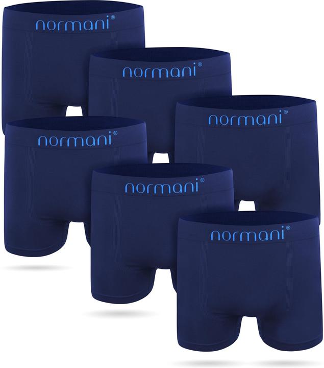 Produktbild Normani 6 Stück Mikrofaser-Boxershorts für Herren aus Nylon (XL, 6er Pack)