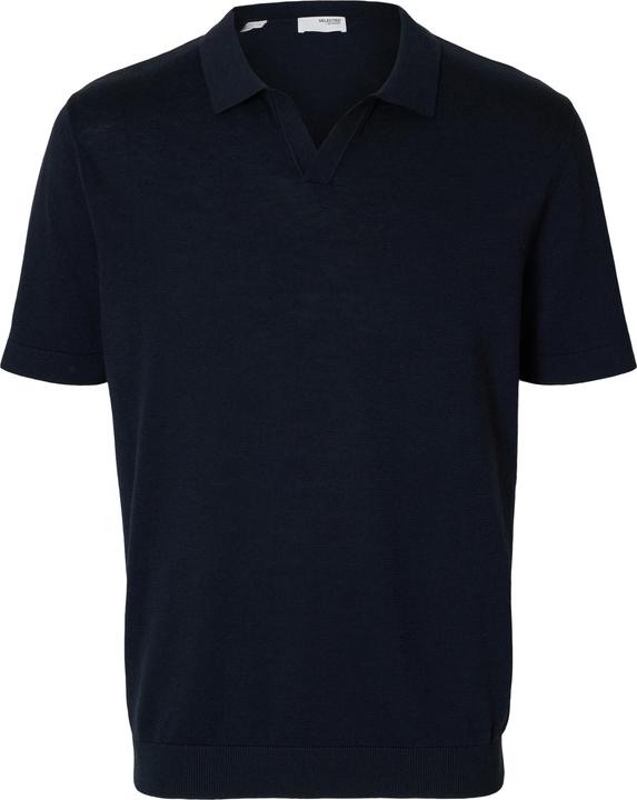 Selected Homme Slhmattis Ss Knit Sun Open Polo Noos