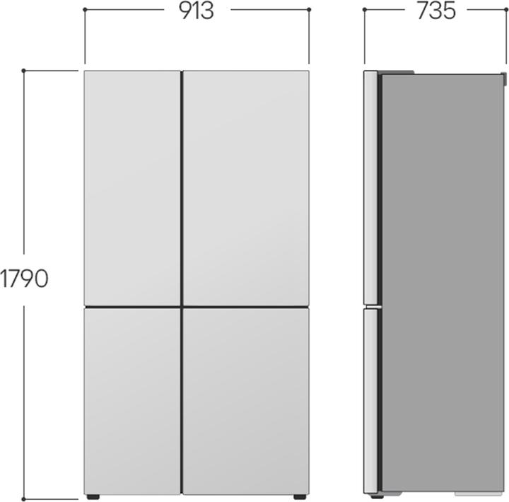 Actual product image LG GSLC41EPPE.AEPQEUR (641 l)