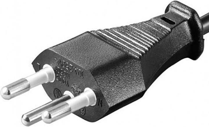 Produktbild AccuCell Netzkabel mit Schweiz-Stecker für IEC-Buchse C13 (2 m)