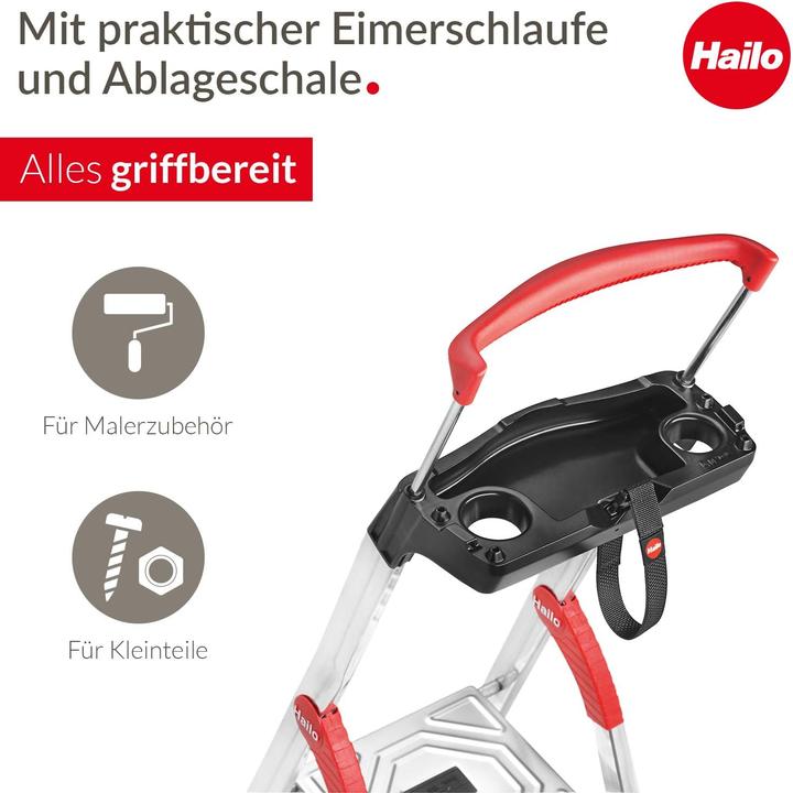 Image du produit Hailo ComfortLine XXR EasyClix 4 niveaux (Échelle deux plans, 46 cm)