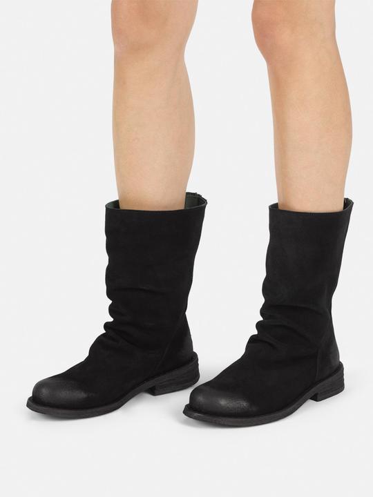 Felmini GREDO W107 Wide Fit Stiefel aus Wildleder, mit einem Reissverschluss auf der Rückseite für ei