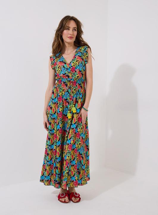 Produktbild Joe Browns Tropical Print V-Neck Tassel Sleeveless Maxi Dress (12)