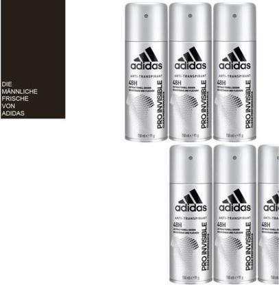 Immagine prodotto adidas Pro Invisible Anti Transparent (Getto vaporizzato, 150 ml)