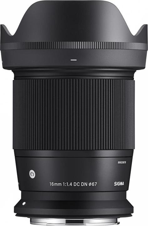Produktbild Sigma 16mm F1,4 DC DN | Contemporary (Canon RF) (Canon RF, APS-C / DX)