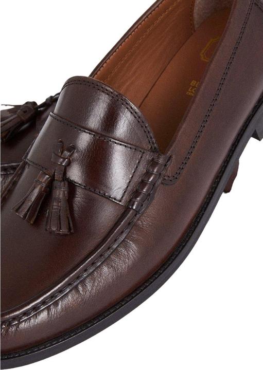 Actual product image Burton Mens 1904 Tassel Leather Penny Loafers (44.5)