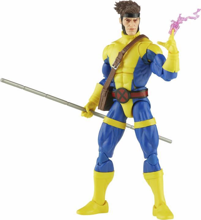 Actual product image Hasbro X-Men 60th Anniversary Marvel Legends pack 3 figurines Gambit, Marvel's Banshee, Psylocke 15 cm