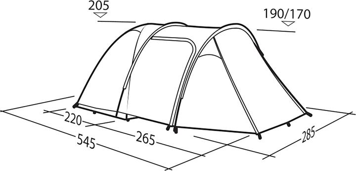 Actual product image Robens Paso Flex 5 (Dome tent, 8.70 kg, 5 persons)