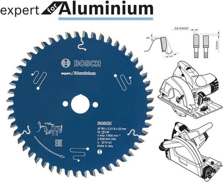 Actual product image Bosch Professional Zubehör Expert for Aluminium