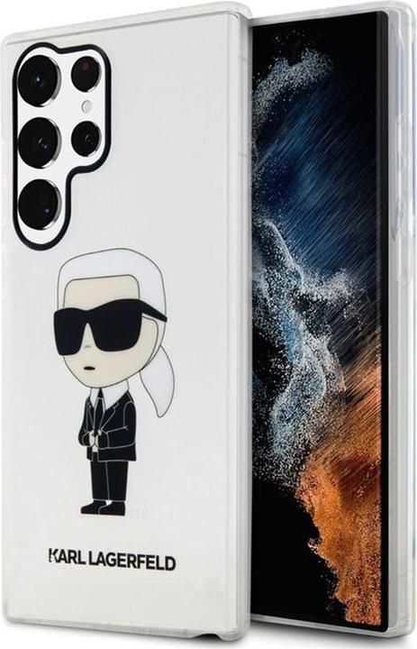 Immagine prodotto Karl Lagerfeld KLHCS23LHNIKTCT S23 Ultra S918 custodia rigida trasparente Ikonik (Samsung Galaxy S23 Ultra)