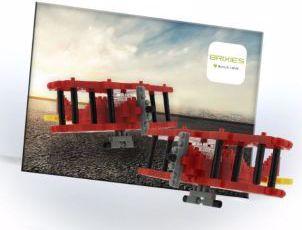 Immagine prodotto Brixies Cartolina biplano