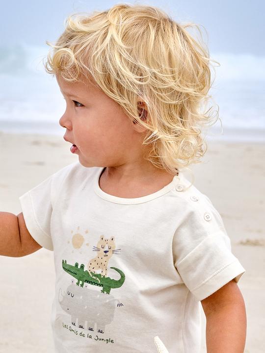 Actual product image Vertbaudet Baby-Set: T-Shirt & Shorts mit Streifenmuster (68)