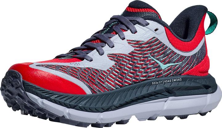Image du produit Hoka Mafate Speed 4 Laufschuhe Cerise / Stormy Skies Damen (38.5, 39)