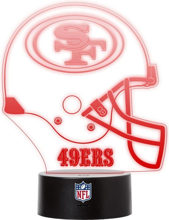 Actual product image Great Branding San Francisco 49ers LED light "HELM"