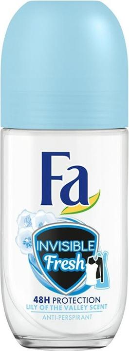 Image du produit Fa Invisible Fresh Lily Of The Valley Anti-perspirant 48H Anti-perspirant W (Roll-on, 50 ml)