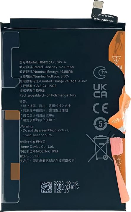 Image du produit Clappio 5230mAh batterie de remplacement, Remplace le modèle HB566880EHW