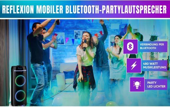 Produktbild Reflexion Bluetooth-Lautsprecher mit CD (10 h, Netzbetrieb, Akkubetrieb)