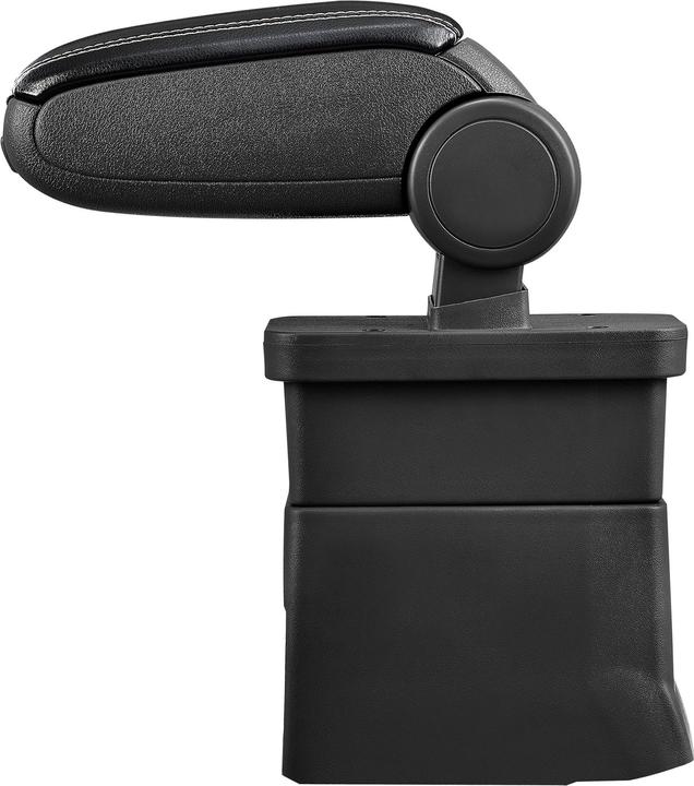 Actual product image Pro-Tec Centre armrest Ford Ka from 2009 with storage compartment imitation leather black with white