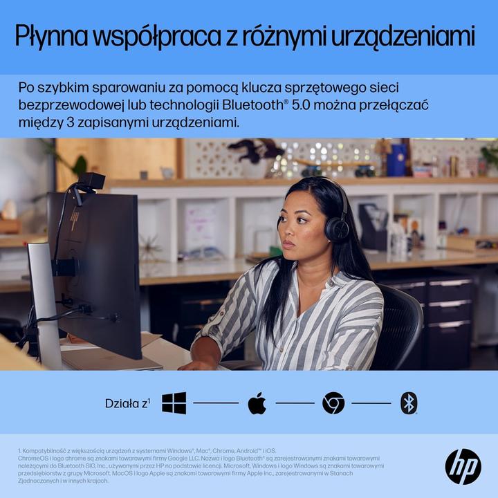 Immagine prodotto HP 710 Mouse silenzioso ricaricabile Graphite Euro (P) (Senza fili)